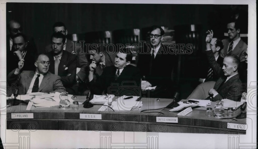 1946 UN Delegates Andrei Gromyko,Dr. Eelco Van Kleffens,Oscar Lange - Historic Images