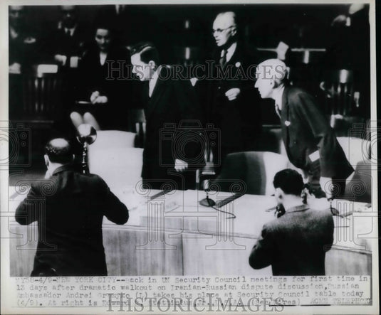 1946 UN Security Council. Soviet Andrei Gromyko - Historic Images