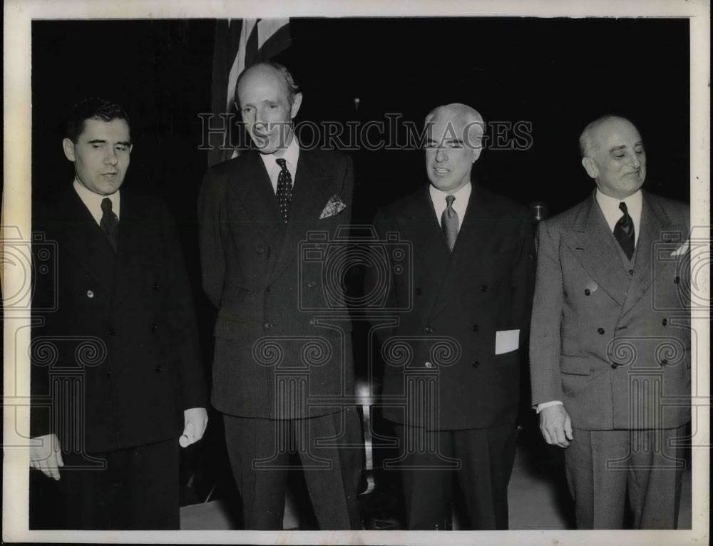 1944 Soviet Ambassador to U.S. Andrei Gromyko, Earl of Halifax - Historic Images