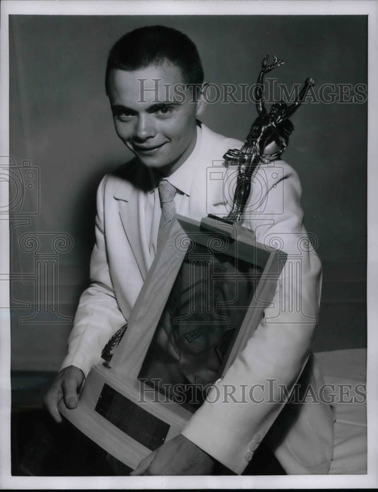 1956 Chris Bayley, 18, best driver, Road - Historic Images