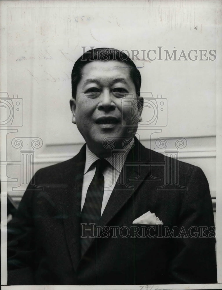 1966 Premier Thanat Khoman of Thailand  - Historic Images