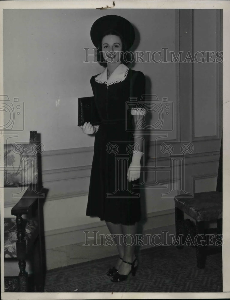 1940 Press Photo San Francisco, "Miss Fashion Futures" Marjorie Kingley - Historic Images