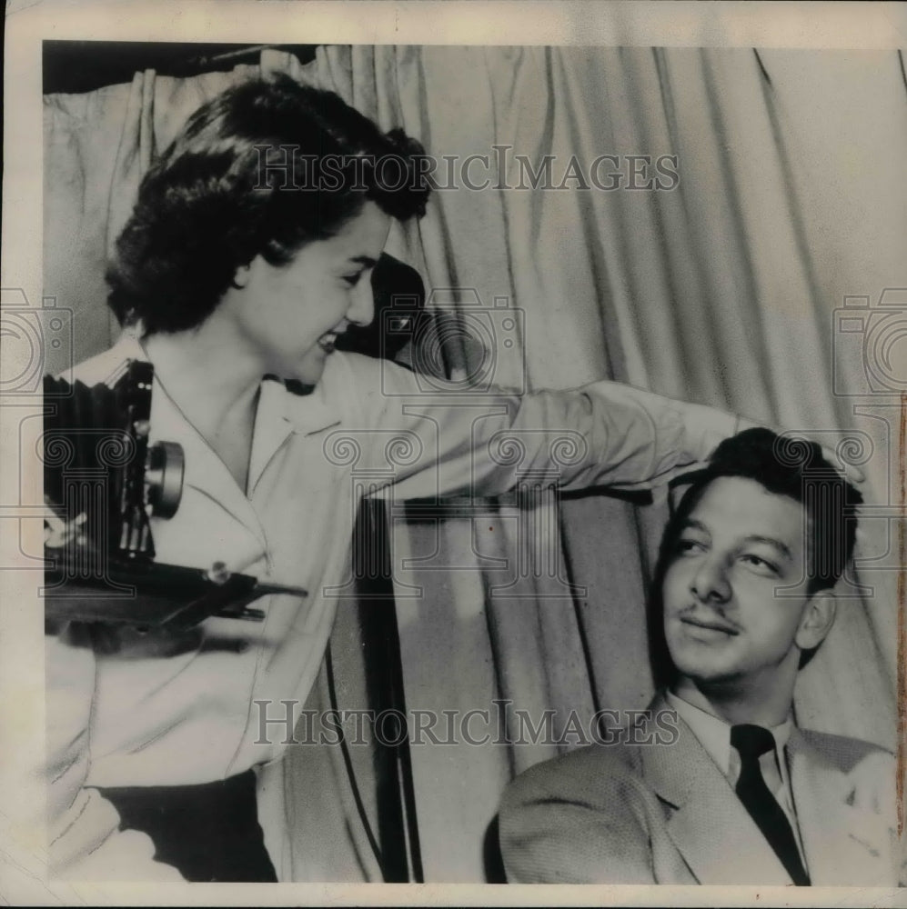 1948 Press Photo Photographer Marian Minor & Alexander Pierre Jackson - Historic Images