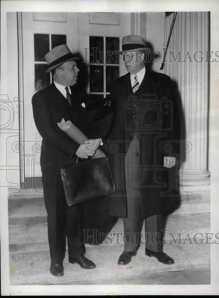 1937 Mayor Frederick Mansfield Boston Henry E. Foley  - Historic Images