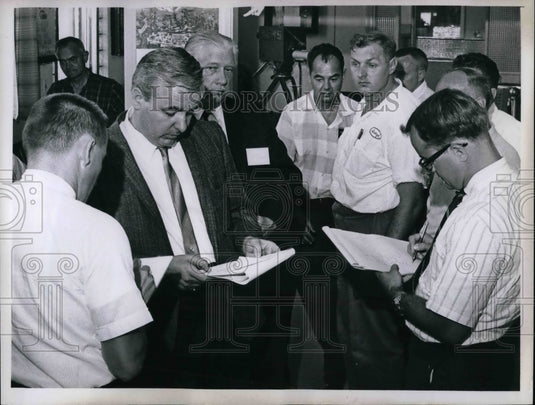 1967 Press Photo Bill Osol, Roy Towne, Sr., Aborting of Jim Bede Aircraft Flight - Historic Images