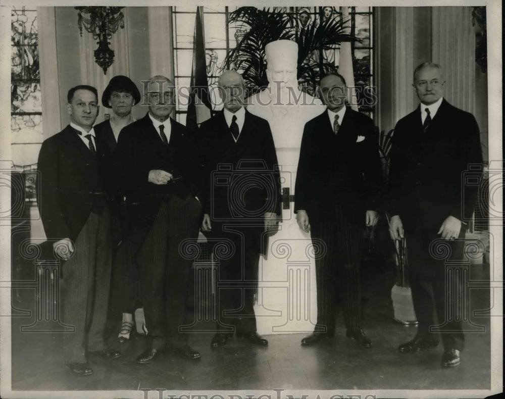 1930 Press Photo Ameridan Red Cross Washington Mabel Bordman, Judge John Barton, - Historic Images