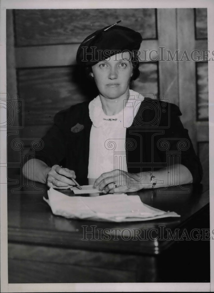 1937 Mrs Leslie Hawkbridge, Birth Control league of Mass  - Historic Images
