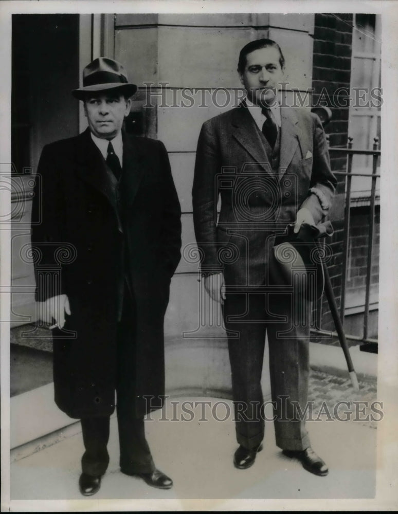 1939 Colonel Ryszanek M. Malhomme Polish Diplomats  - Historic Images