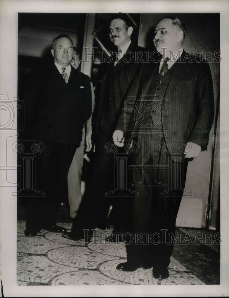 1939 M. Maisky and Pick in Geneva, Switzerland  - Historic Images