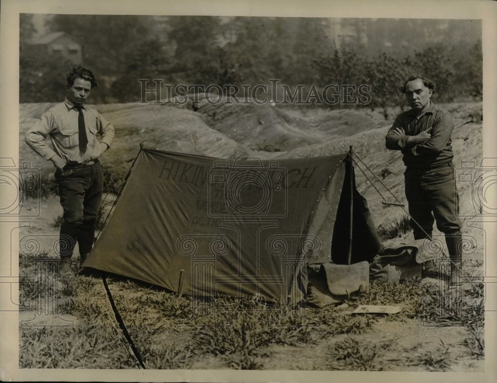 1928 Sam Bernstein Charles Vaxler Hiking Weekend Camp  - Historic Images