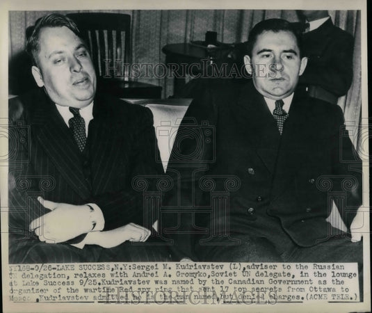 Sergei M Kudriavstev Russian Adviser Andrei Gromyko United Nations - Historic Images