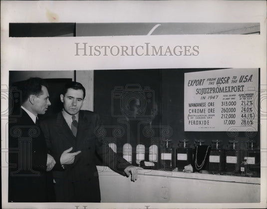 Press Photo UN Delegate Andrei Gromyko & Soviet Ambassador Panushkin - nea75671-Historic Images