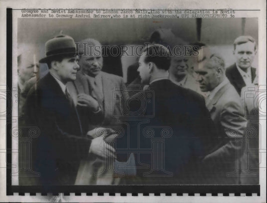 1959 Gromyko, Jacob Malik Soviet Ambassador, Andrei Smirnov, Germany - Historic Images