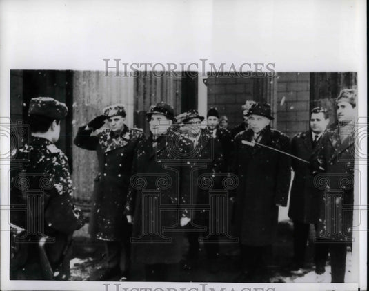 1970 Press Photo Soviet Foreign Minister Andrei Gromyko, Maj. Gen. W. Herkner - Historic Images