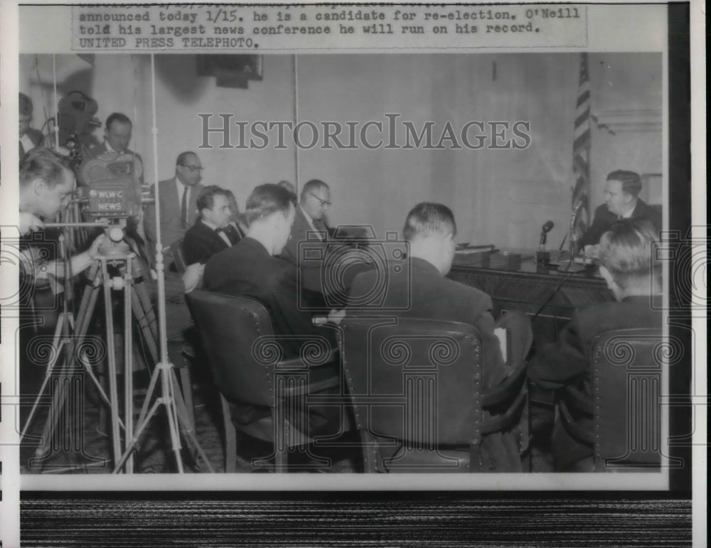 1958 O'Neill Governor Campaign Re - Historic Images