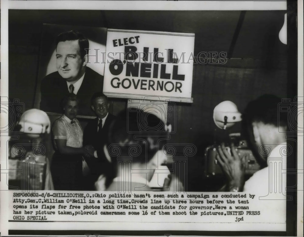 1956 Attorney General Governor William O'Neill Re - Historic Images