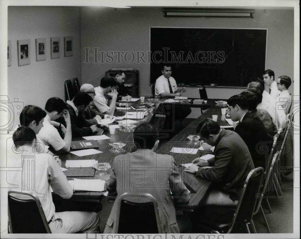 1969 College Of Food Classes Meeting Students  - Historic Images