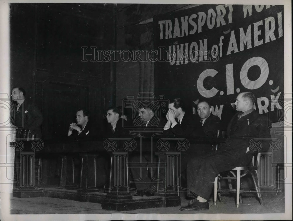1938 Michael Quill City Council Taxi Workers Union Leon Rochey - Historic Images