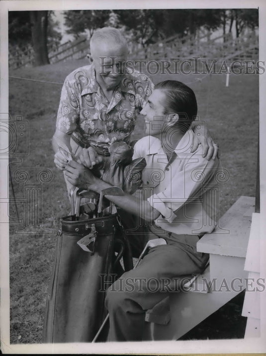 1944 Press Photo Chicago George May All American Golf Tournament Tam O Shanter - Historic Images
