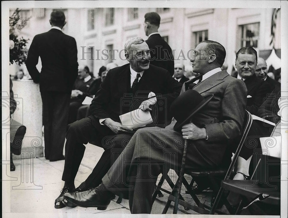 1934 Sir Ronald Lindsay Augusto Rosso Italian Ambassador  - Historic Images