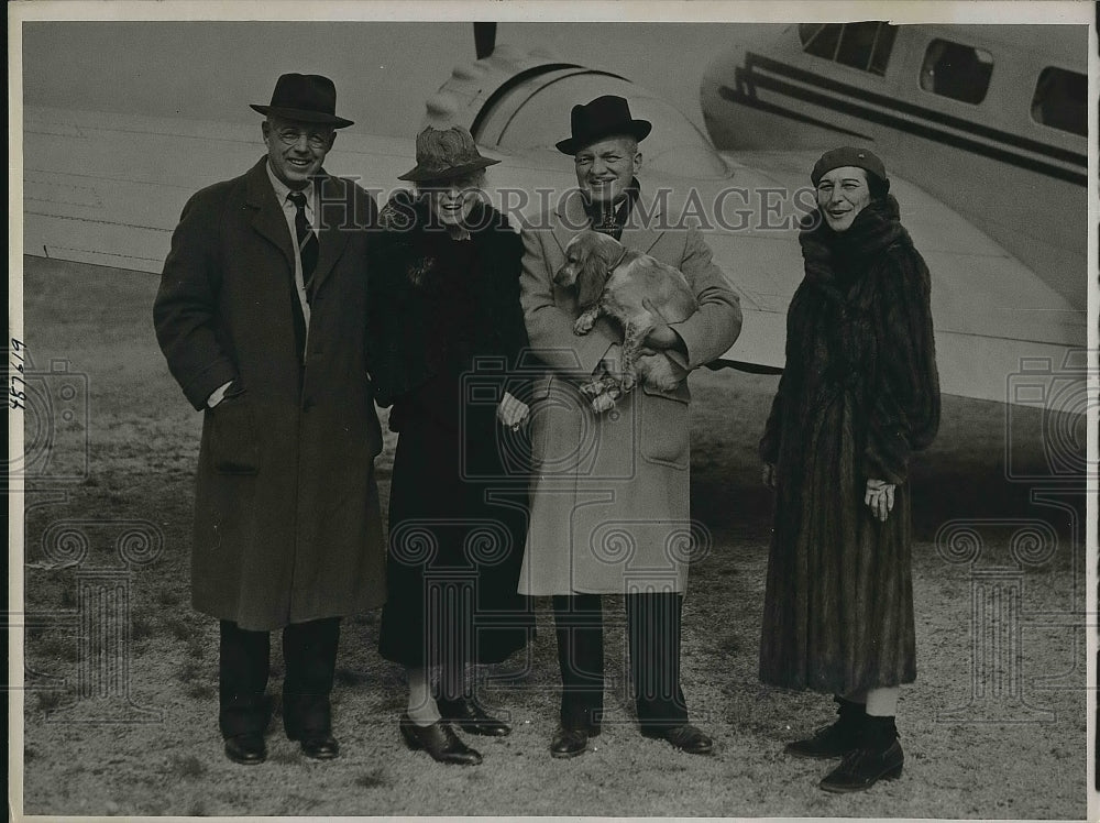 1939 Press Photo George Clemson Richard WE Cross Pilot Family - nea76012 - Historic Images