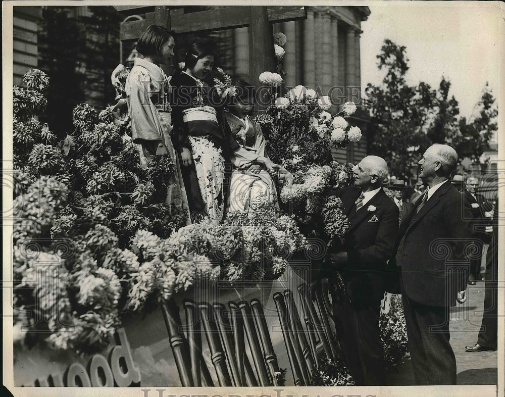 1931 Japanese Festival San Francisco Chrysanthemum Center - Historic Images