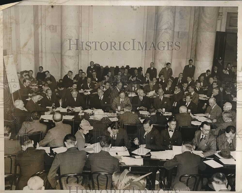 1938 Press Photo Legislative Executive Committee Washington D.C. - nea76079 - Historic Images