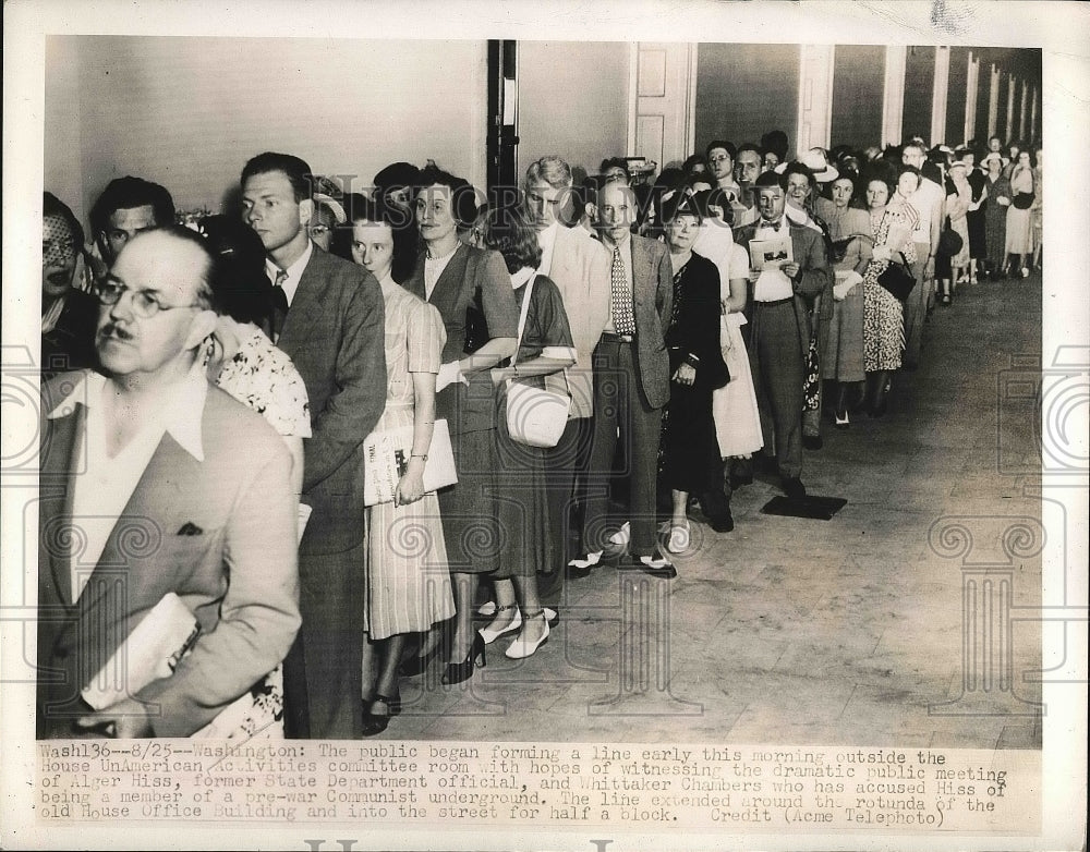 1948 House UnAmerican Activities Line  - Historic Images