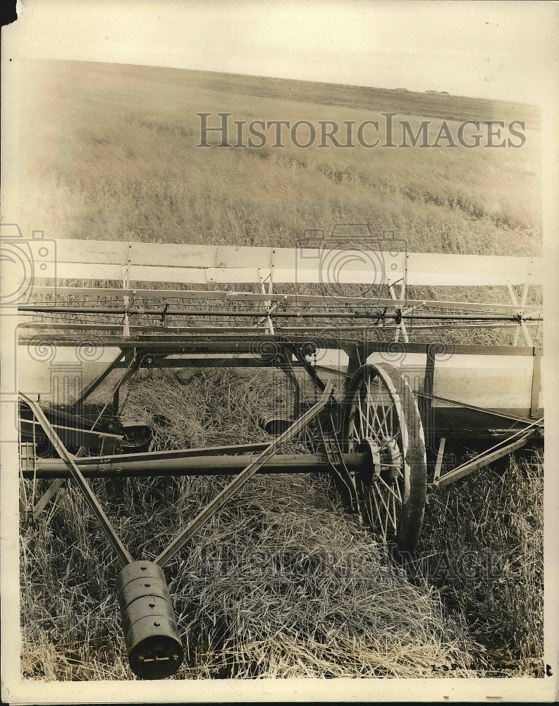 1928 McCormick Deering Windrow Farm Harvesting Machine  - Historic Images