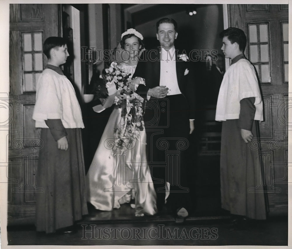 1938 Press Photo Reginald Bryan Owen Ruth Bryan Owen Rodhe St Paul Church - Historic Images