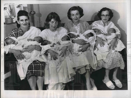 1957 Mrs. Michael Cestone Mrs. E.I. Byrd, Mrs. I.H. Cunningham, Mrs - Historic Images