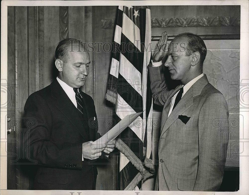 1937 Thomas D Quinn Ugo Carusi Assistant Attorney General Washington - Historic Images
