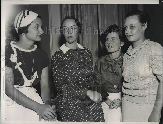 1935 Yuong Dem. delegates, Quigley, Lockett, Chapin & Kelly - Historic Images