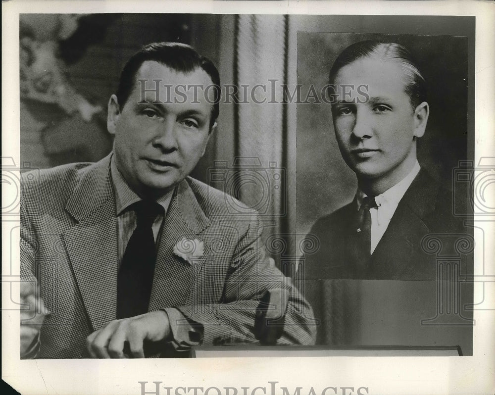 1955 Press Photo NBC news correspondent John Cameron Swayze - Historic Images