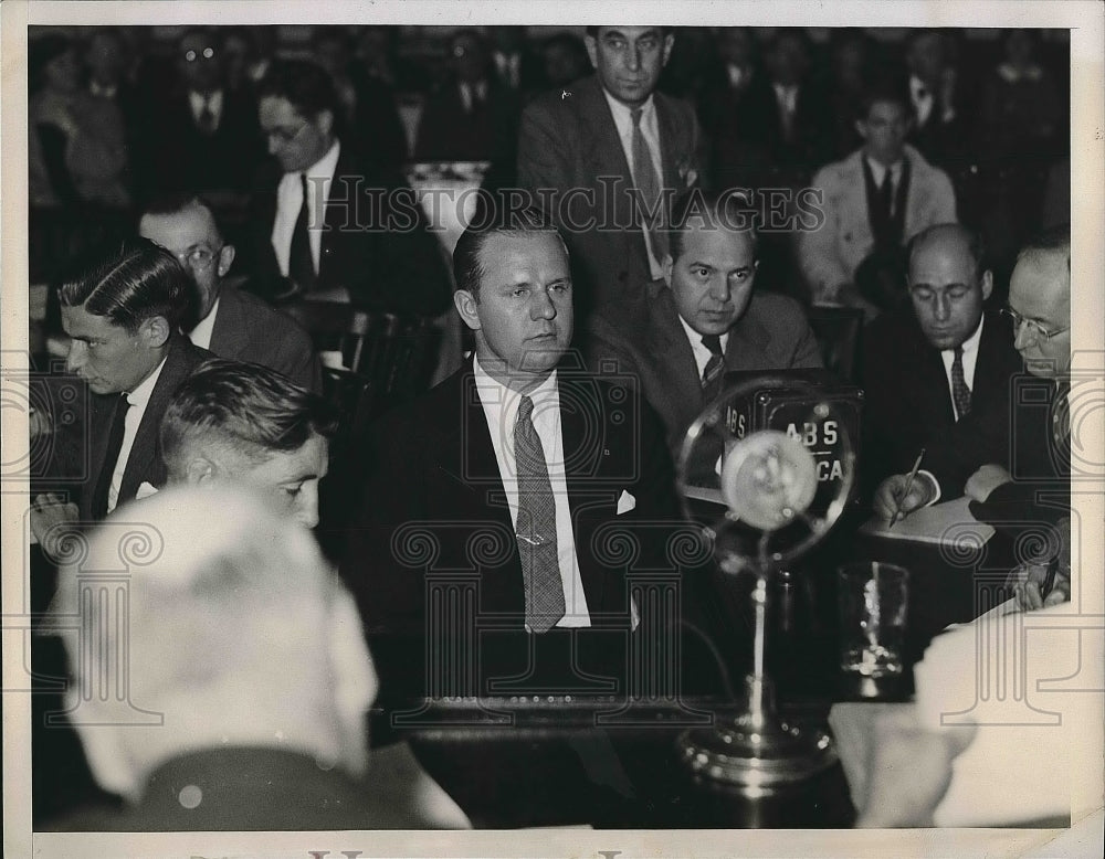 1934 Press Photo Moro Castle waiter Charles Wright at Fed Inquiry - Historic Images