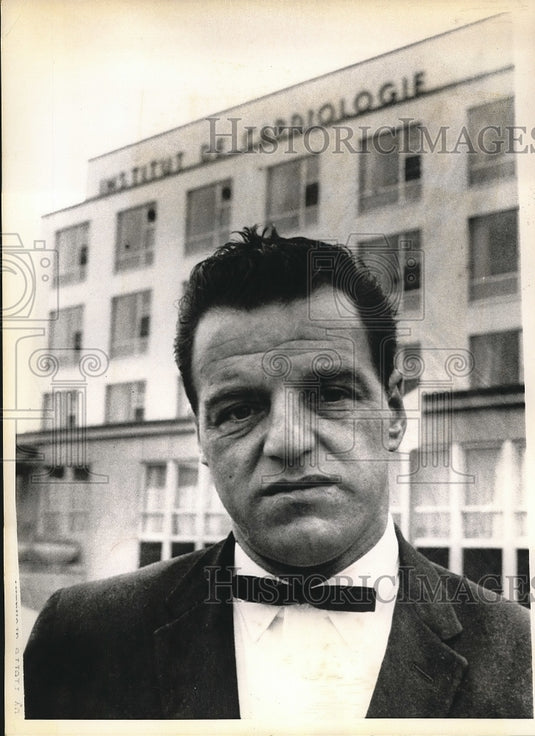 1968 Press Photo Gerard Rondeau Montreal Cardiology Institute Heart Transplant-Historic Images