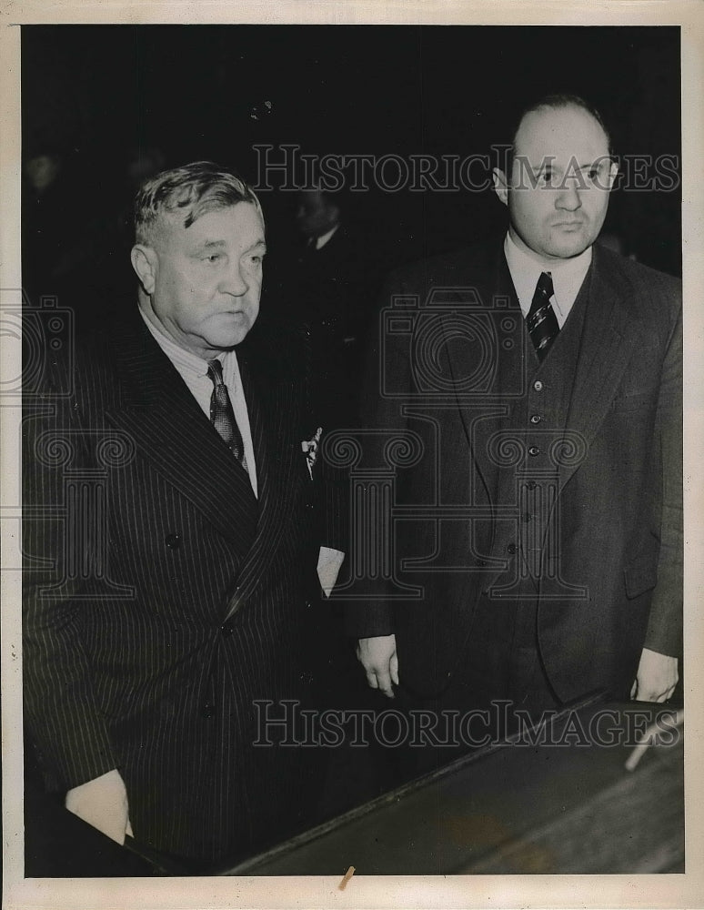 1940 Albert Ruddy James Connell Carpenter District Council Extortion - Historic Images