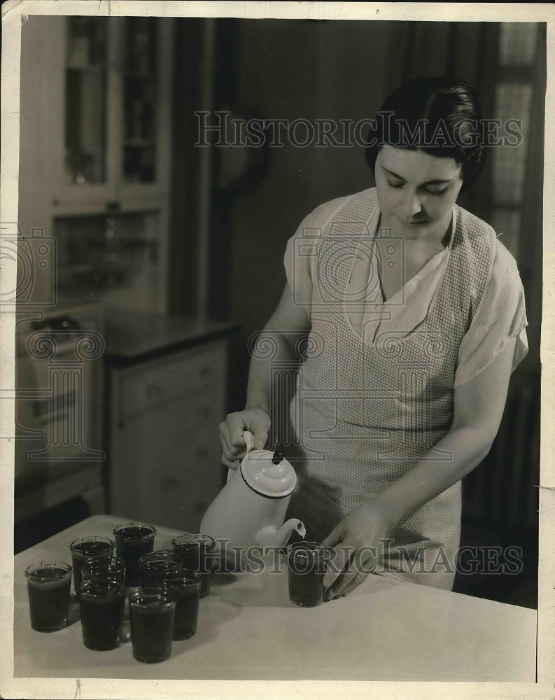 1933 Press Photo General Foods Corporation Food Demonstration - Historic Images