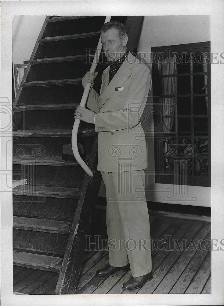 1937 Hon. John Cudnay, US Minister to Irish Free state  - Historic Images