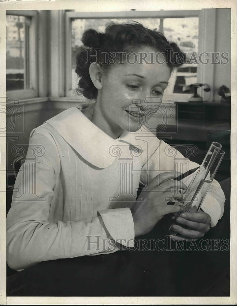 1938 Press Photo Ruth Huff Student University Southern California - nea77147 - Historic Images