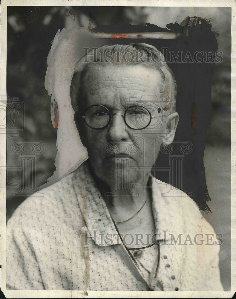 1928 Press Photo Mollie Carran Herbert Hoover School Teacher West Branch - Historic Images