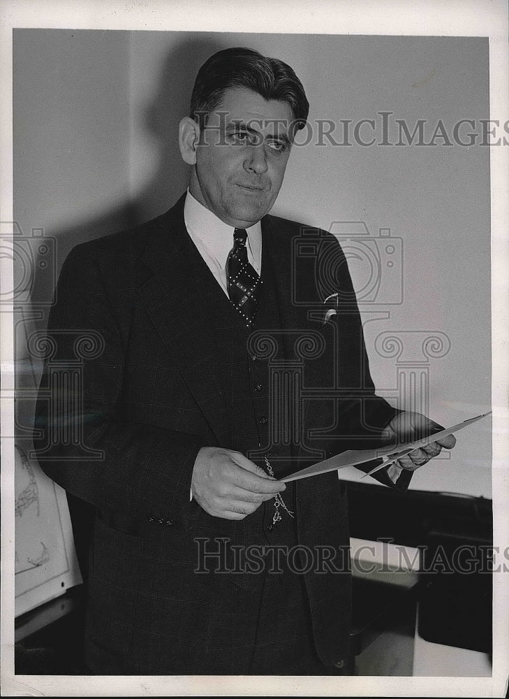 1938 Laurence P Harrington Massachusetts Unemployment Convention - Historic Images