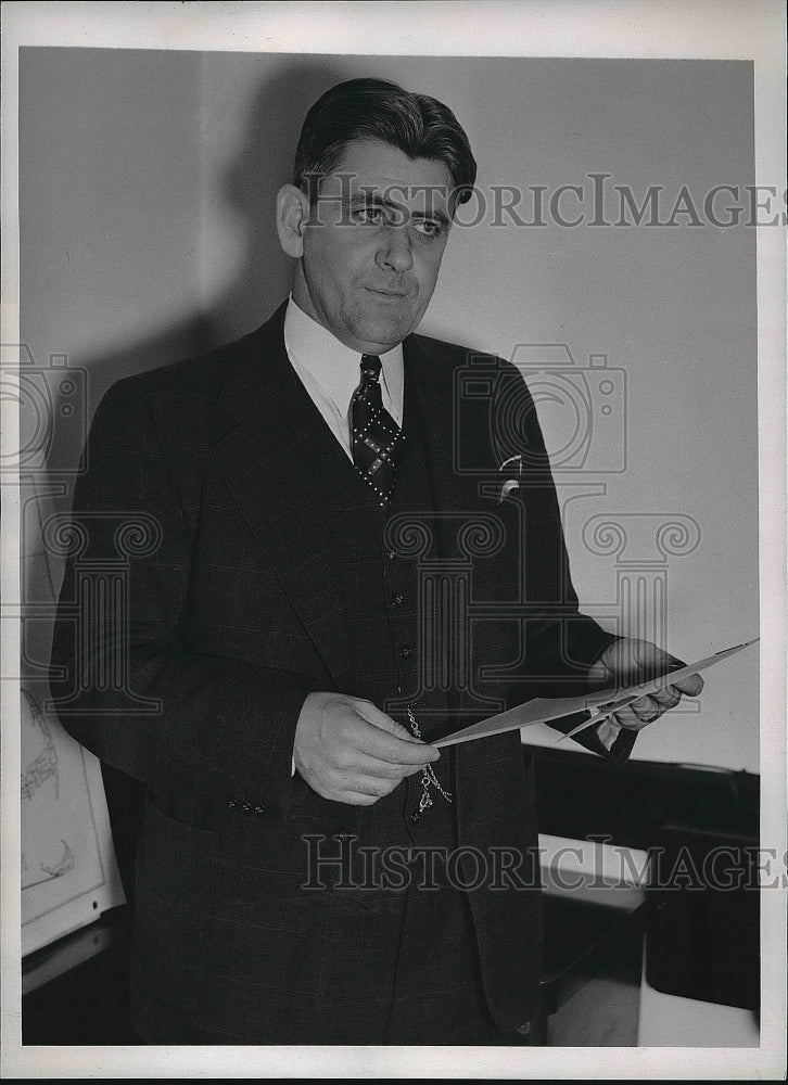 1938 Laurence Harrington Executive Secretary Massachusetts - Historic Images