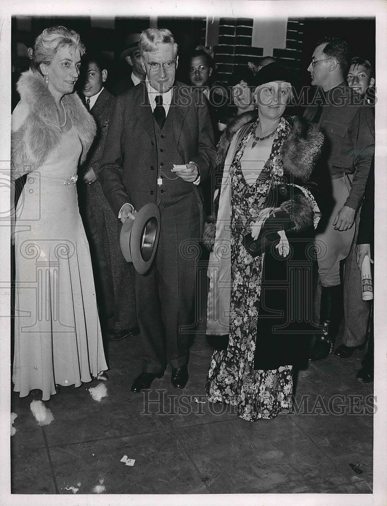 1935 Ben J, Carodozo &amp; wife an other socialite  - Historic Images