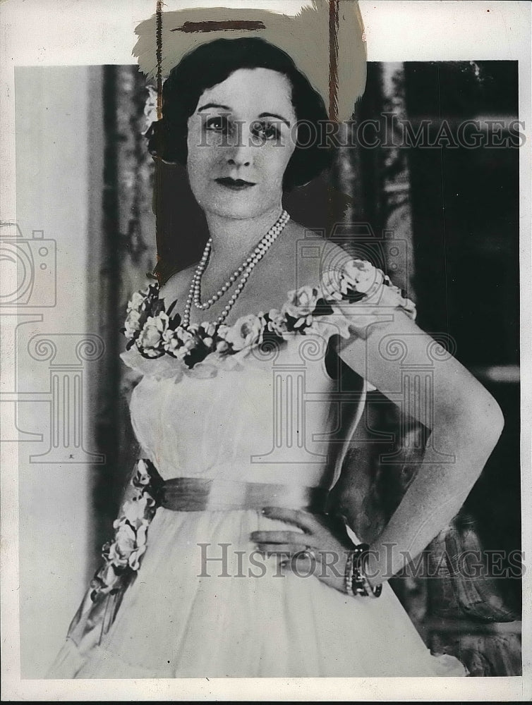 1940 Mrs Annie Laurie Crawford Widow of Late CEO Columbia Gas - Historic Images