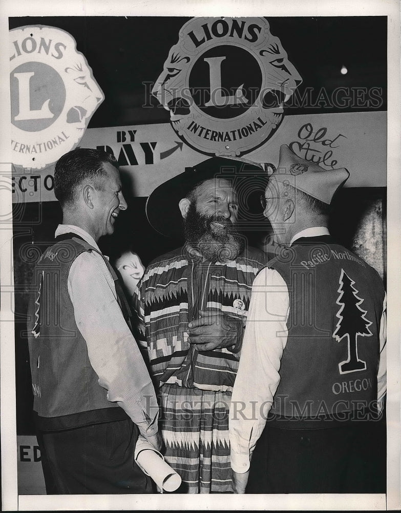 1948 Lion&#39;s Club Conv. Bob Odenland,Steve Cakins,Joe Domenico - Historic Images