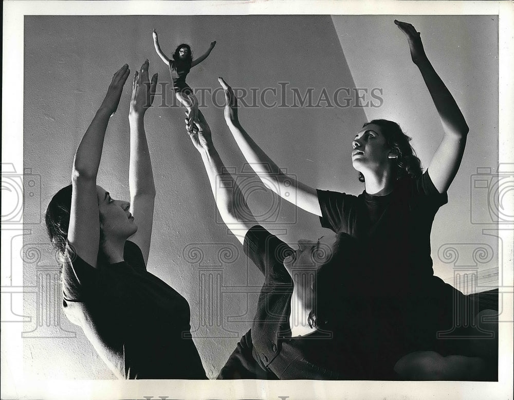 1941 Student performers stage a play  - Historic Images
