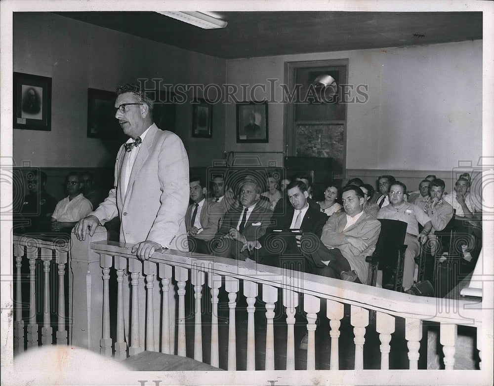 1955 Press Photo C. E. A. Brown, Director, Ohio Aviation Board - nea77469 - Historic Images