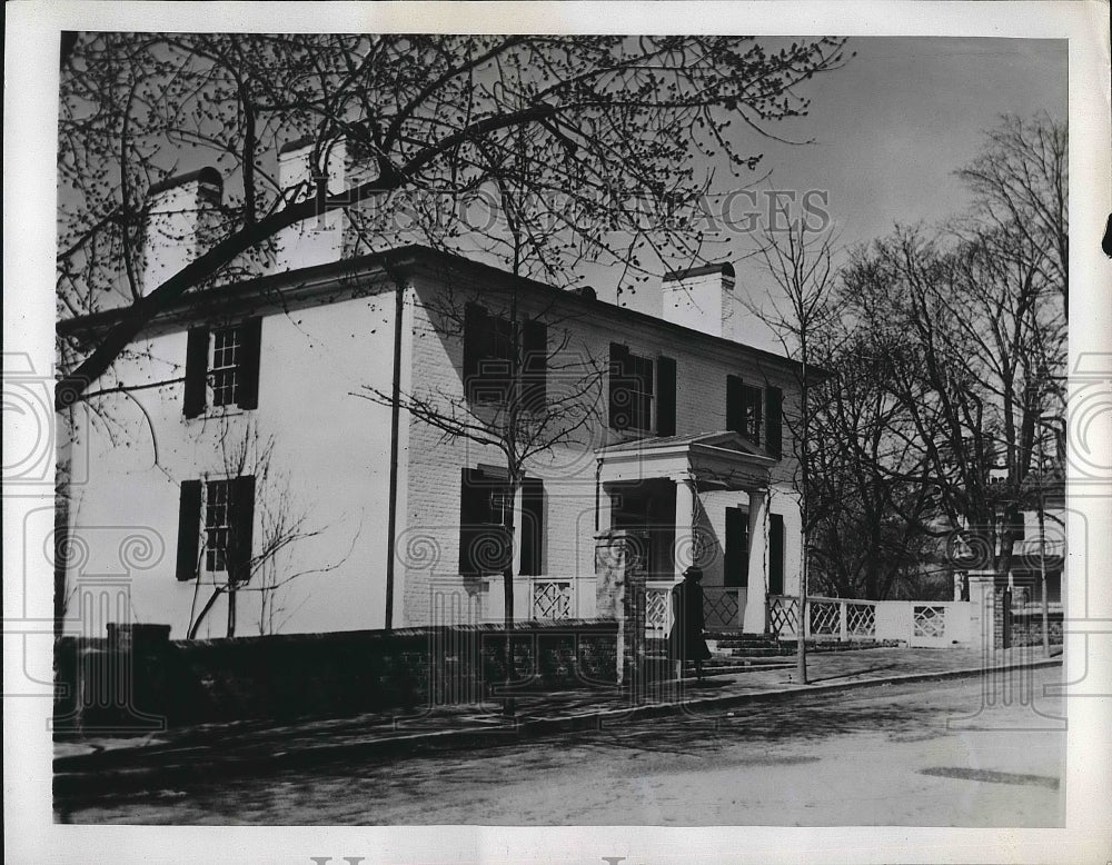 1941 Restored birthplace of Woodrow Wilson, Staunton, Virginia - Historic Images