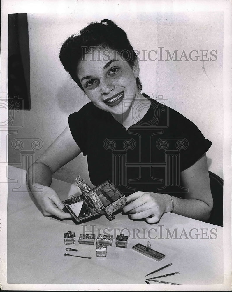 1950 Chicago Art Institute Student Joan Litton  - Historic Images